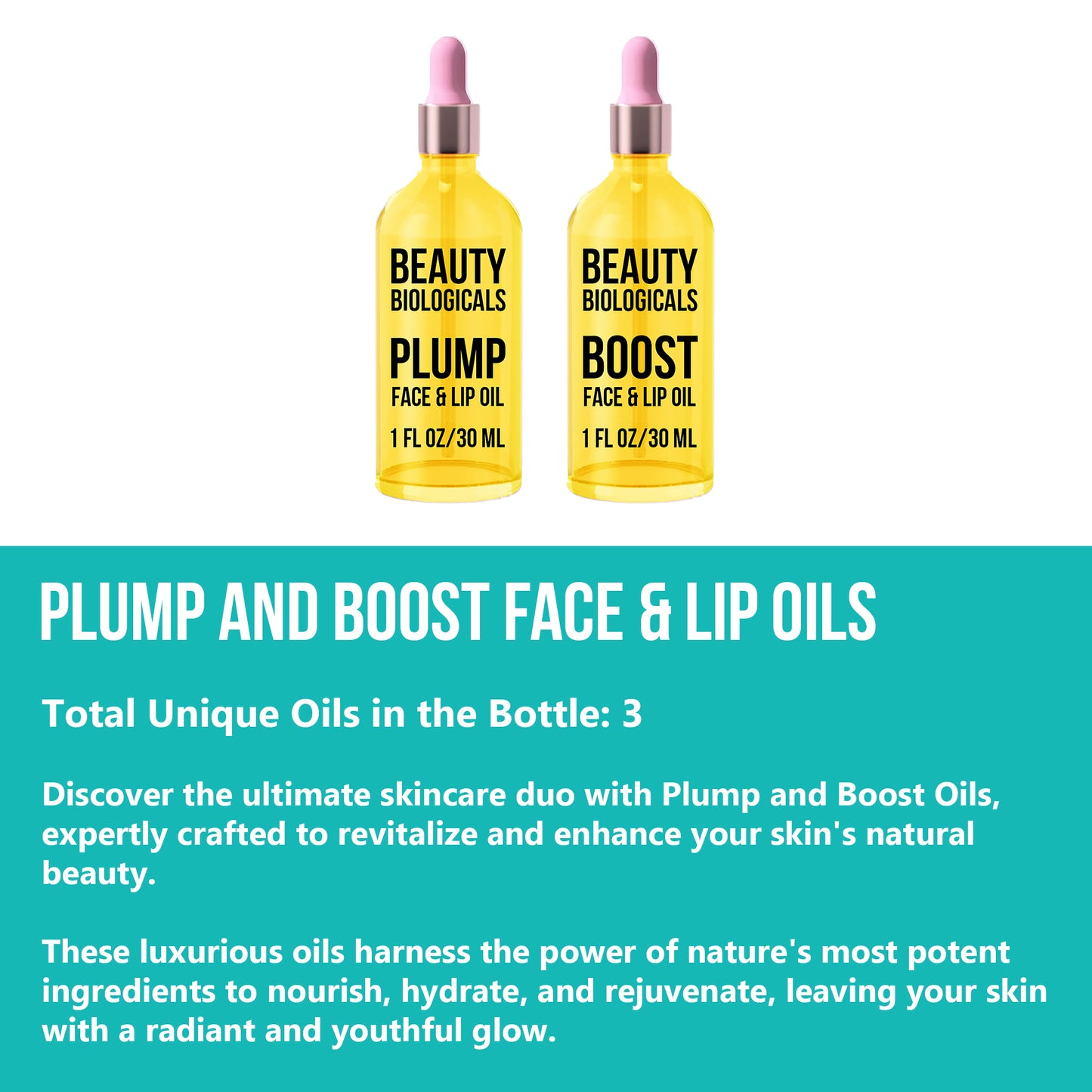 Plump and Boost Face & Lip Oils