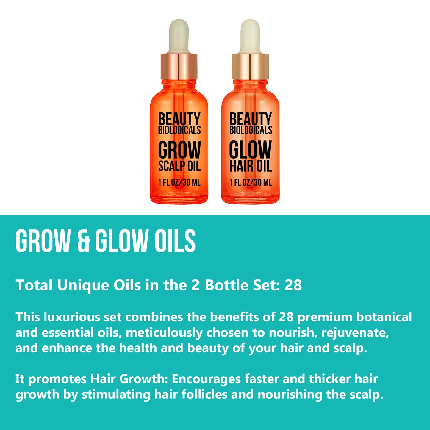 Grow and Glow Scalp and Hair Oils