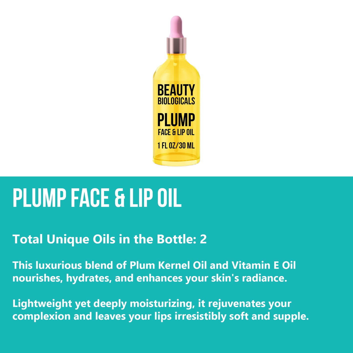 Plump Face & Lip Oil - 1 Oz